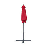 Outdoor Patio Table Market Beach Umbrella, Push Button Tilt 360 Degree, Rotation crank, Garden, Deck, Backyard, Pool