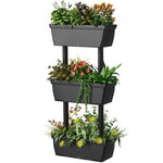 3-Tier Freestanding Vertical Plant Stand for Gardening , Herbs and Plants