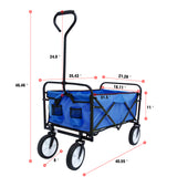 Portable Folding Wagon Garden Shopping Beach Cart