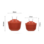 Flowerpot Fade-less Fall-resistant Ornamental Drain Hole Eco-friendly Plant pots