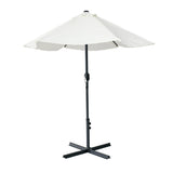 Outdoor Patio Table Market Beach Umbrella, Push Button Tilt 360 Degree, Rotation crank, Garden, Deck, Backyard, Pool