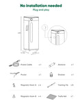 Hey Abby automatic hydroponics home grow box Intelligent with 5 Sensors Complete System Samsung LM301H & Cloud Climate Control