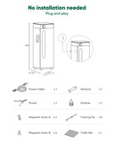 Hey Abby automatic hydroponics home grow box Intelligent with 5 Sensors Complete System Samsung LM301H & Cloud Climate Control