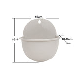 Wall Mounted Plant Pot Plastic Flowerpot Basket Planter Home Garden Decoration