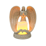 Nordic Style Resin Angel Electronic Candle Holder Living Room Christmas Decorations