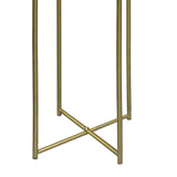 40; 30; 20 Inch High Brass Raised Planter with Stand; Set of 3; Gold; DunaWest