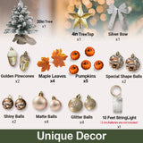 2ft Tabletop Artificial Mini Christmas Tree, Flocked Snow; Ornaments, Home & Office