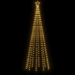 Christmas Cone Tree Warm White 310 LEDs 39.4"x118.1"