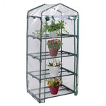 Outdoor Portable Mini 4 Shelves Greenhouse