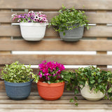 Flowerpot Fade-less Fall-resistant Ornamental Drain Hole Eco-friendly Plant pots