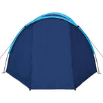 Waterproof Camping Tent 4 Persons Navy Blue/Light Blue