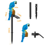 Solar Powered Parrot Garden Light IP65 Waterproof LED Landscape Decorative Lawn Lamp