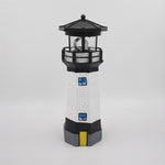 Lighthouse Shape Solar LED Light Garden Fence Yard Outdoor Decoration