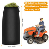 Lawn Tractor Leaf Bag 54 Cubic Feet Standard Garden Waste Collection Bag with 112in Opening