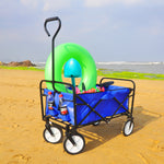 Portable Folding Wagon Garden Shopping Beach Cart