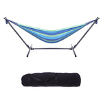 Hammock & Steel Frame Stand Swing Chair, Home/Outdoor Backyard Garden Camp Sleep