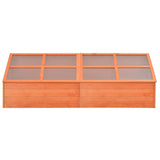 Garden Greenhouse Cold Frame Wood 70.9"x22.4"x24.4"