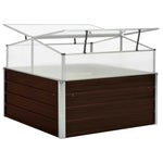 Greenhouse Brown 39.4"x39.4"x33.5" Galvanized Steel