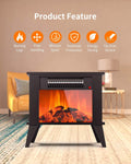 Mini Desktop Electric Fireplace Portable Space Heater Office Home Overheating/Tip-Over Protection, 1000W(3400BTU)