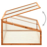 Cold Frame Greenhouse 39.4"x25.6"x15.7" Firwood