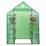 Mini Portable 4 Tier 8 Shelves Walk-in Plant Greenhouse