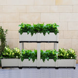 6Pcs Free Splicing Injection Adjustable Arrangeable Raised Planting Boxes