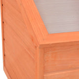 Garden Greenhouse Cold Frame Wood 70.9"x22.4"x24.4"