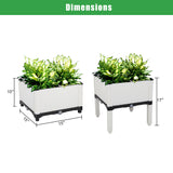 6Pcs Free Splicing Injection Adjustable Arrangeable Raised Planting Boxes