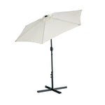 Outdoor Patio Table Market Beach Umbrella, Push Button Tilt 360 Degree, Rotation crank, Garden, Deck, Backyard, Pool