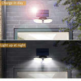 T-SUN 78LED Solar Wall Light PIR Motion Sensor Outdoor Garden Security Flood light