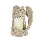 Nordic Style Resin Angel Electronic Candle Holder Living Room Christmas Decorations