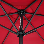 Outdoor Patio Table Market Beach Umbrella, Push Button Tilt 360 Degree, Rotation crank, Garden, Deck, Backyard, Pool