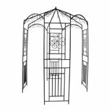 Gazebo Garden Arch 98.4" Black