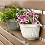 Flowerpot Fade-less Fall-resistant Ornamental Drain Hole Eco-friendly Plant pots