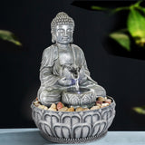 11.1-inch Meditation Buddha Water Fountain Relaxing Decor for Home Office