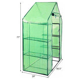 Mini Portable 4 Tier 8 Shelves Walk-in Plant Greenhouse