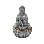 11.1-inch Meditation Buddha Water Fountain Relaxing Decor for Home Office