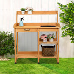 Garden Workbench With Drawers And Sink