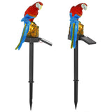 Solar Powered Parrot Garden Light IP65 Waterproof LED Landscape Decorative Lawn Lamp