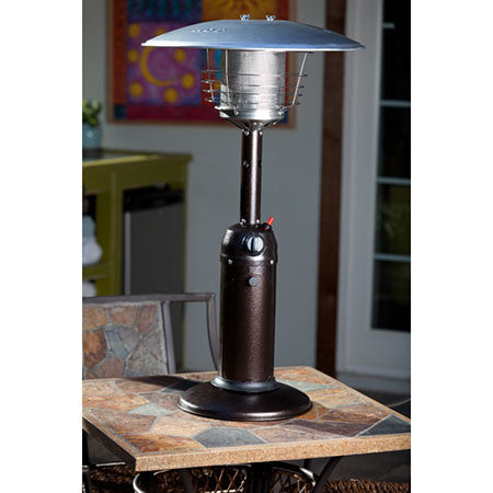 Hammer Tone Bronze Finish Table Top Patio Heater