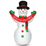 6 Feet Inflatable Christmas Snowman LED Lights Blow Up Outdoor Decoration