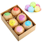 6Pcs Essential Oil Scented Bubble Bath Salts Bombs Birthday Gifts for Women Kids