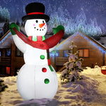 6 Feet Inflatable Christmas Snowman LED Lights Blow Up Outdoor Decoration