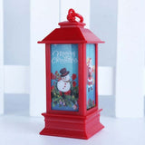 Santa Claus Snowman Lantern Light Merry Christmas Decor For Home