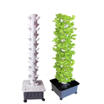 Green Garden 15 Layer 45 Plants Sites Vertical Hydroponic Tower, Pump & Movable Water Tank