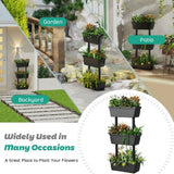 3-Tier Freestanding Vertical Plant Stand for Gardening , Herbs and Plants