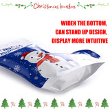 30PCS Christmas Stocking Ziplock Gift Bags with Ties Assorted Sizes