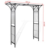 Decorative Garden Trellis Arch 78.7"x20.5"x80.3"