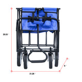 Portable Folding Wagon Garden Shopping Beach Cart