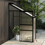 Greenhouse Anthracite Aluminum 48.7 ft³ Side Hot house